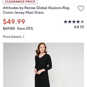 Attitudes by Renee floor length medium